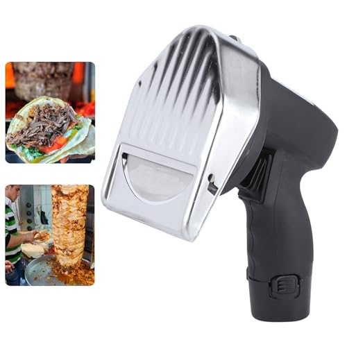 Weyot Coltello da Taglio Elettrico Professionale per Kebab, per Kebab, Elettrico, Kebab, in Acciaio Inox, per Kebab