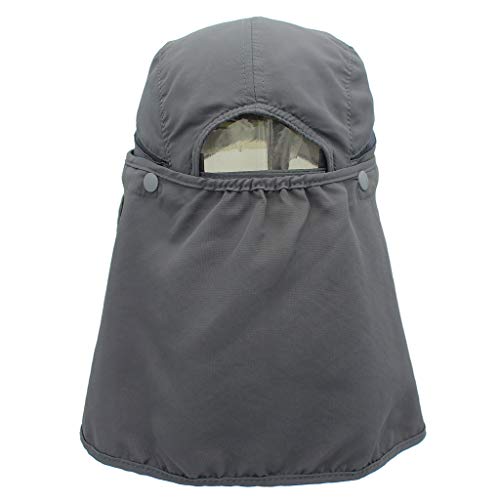 Home Prefer Upf 50+ Boys Flap Sun Protection Hat Quick Dry Summer Kids Sun Hat With Neck Flap Dark Gray #TOP2