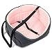 BOUTIQUE ZOO Hunde Autositz Universal Waschbar Abriebfest, Autositz Hund für Vordersitz, Beifahrersitz, Rückbank, Hundebett Hundetasche, M: 51 cm x 40 cm, Rosa - Kunstleder und Plüsch Stoff