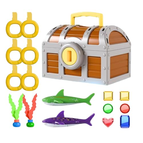 Juguete Acuático con Gemas para Piscina, Juguete de Buceo y Natación para Niños con Gemas Submarinas, Actividades Subacuáticas para Aprender A Nadar Niños Y Niñas De 3 4 5 6 Años