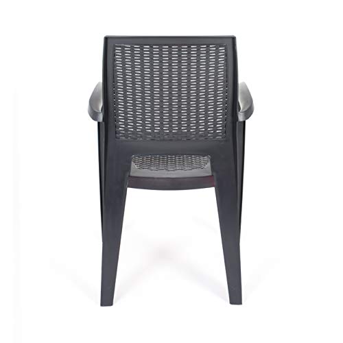 CREVICOSTA-QUALITY-MARK-MARCAS-DE-CALIDAD-Set-4-SILLAS-Caribe-Antracita-Mueble-terraza-jardin-imitacion-ratan-Interior-y-Exterior-mobiliario-Camping-Patio-balcon-Picnic-Outdoor 418e1SUOs9L