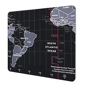 RiaTech (290mm x 250mm x 2mm Scorpio Print Speed Type Mouse pad with Stitched Embroidery Edge, Premium-Textured Mouse…