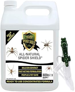 Spider Killer & Repellent Spray - Powerful Peppermint Formulation Kills & Repels All Types of Spiders and Works Better Than Ultrasonic Gimmicks – 128 fl oz Gallon Ready to Use