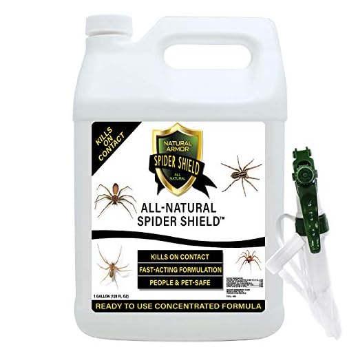 Natural Armor Spider Killer & Repellent - 1 Gallon (128 oz) w/Sprayer
