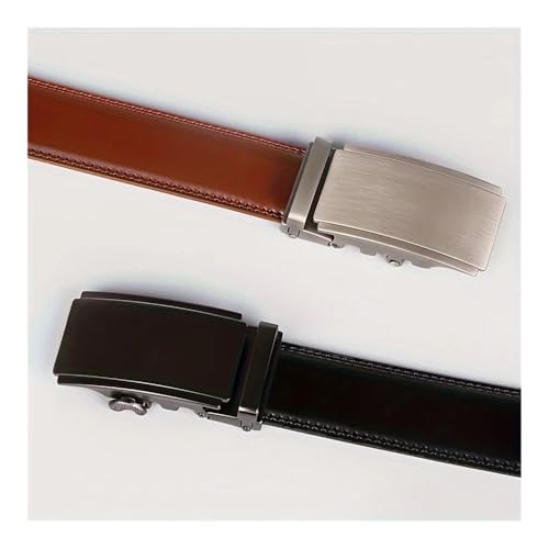 Ratchet Belt For Men, Men's Genuine Leather Cowhide Belt, For Dress Pants, Adjustable Belt4