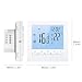 Weehey Termostato Inteligente Controlador de Temperatura Digital Pantalla LCD Semana Programable Termostato...