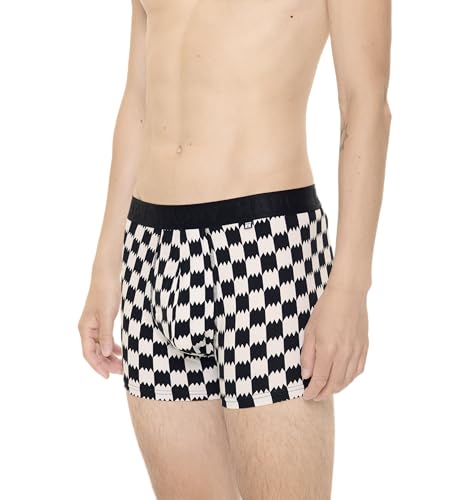 Happy Socks 3-Pack Black Mix Short Boxers, Black, L