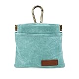 SolidSS 1 Pcs Pocket Pet Training Pouch,Dog Treat Pouch for Portable Pet Dog Walking Bag for Travel or Outdoor Use (Cyan)