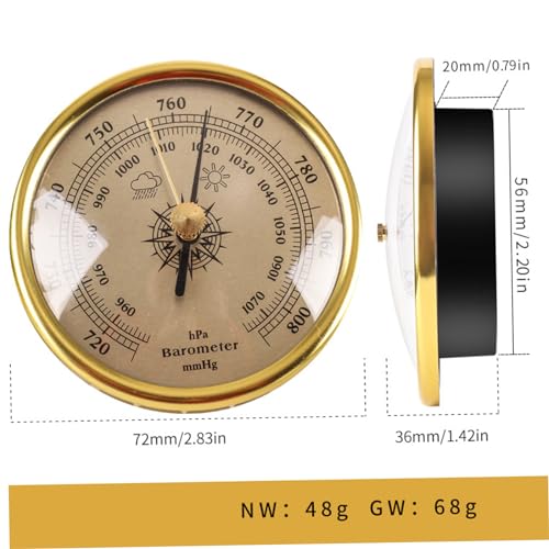 Barómetro portátil NIDONE para predecir el tiempo en pared 4