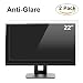 [2 Pack] 22 inch Anti Glare(Matte) Screen Protector Compatible for All Brands of 22" Widescreen Desktop with 16:10 Aspect Ratio Monitor [!!!Not for 16:19 Aspect Ratio Monitor]