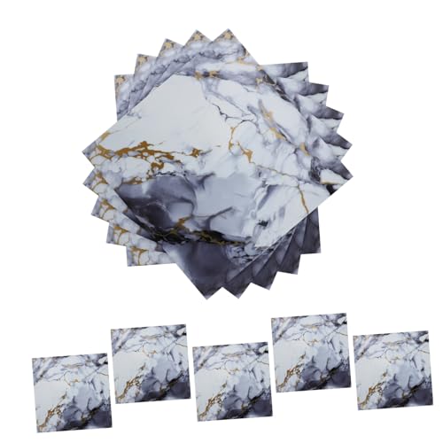 SOESFOUFU 10個 タイルを剥がして貼る ストーブ用タイルバックスプラッシュ PVCの剥がして貼るパネル 大