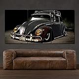 vw beetle plakat 🍎【Hochwertige Materialien:】 Leinwand Wandkunst Drucke Kunstwerk ist HD-Bilder Foto auf hochwertiger Leinwand gedruckt. Holzstab gespannt und gerahmt auf der Rückseite der eingewickelten Leinwand.