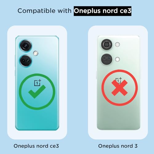 Image of Pikkme Back Cover for OnePlus Nord Ce 3 5G Mag-Safe Shockproof PC + TPU Protective Case Magnetic Support Bumper Case (Transparent Mag-Safe)