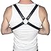 ROIEIIR Men's Punk Body Harness Gothic Men Chest Bondage Men Gay Harness Sexy Bondage Body Harnais Sexy Chest Harness Fetish Costumes Suspenders