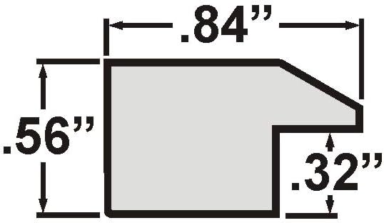 Craig Frames Economy, 22x32 Picture Frame, Honey Brown