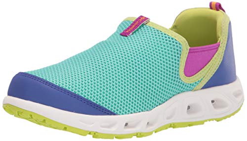 Columbia Youth Unisex Moccaswim, Dolphin/Bright Marigold, 7 #TOP14