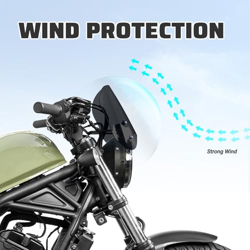 WolflineMoto Minimalist Style Windshield