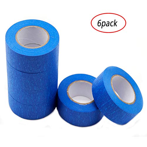 Blue Painters Tape Masking Tape 1 inch,Medium Adhesive,No Residue DIY or Professional Painter