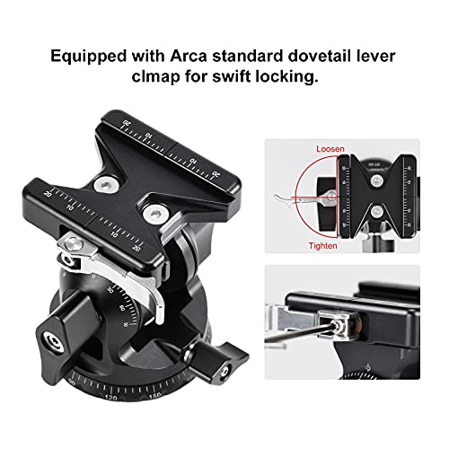 Tilt Head for Monopod and Tripod 2-Way Monopod Head Load 33lb.(15Kgs), 2507 - Thumbnail 6
