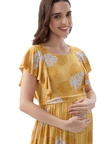 Image of AV2 Women Maternity Feeding Dress | Feeding Kurti | Nursing Dress -5071