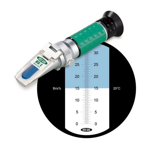 Vee Gee 43001, BX-1 Refractometer, 0-32% Brix, Pack of 3 pcs
