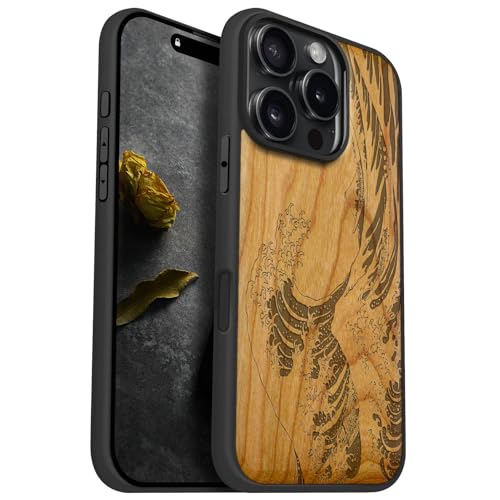 Case iPhone 16 Pro antichoc bois MagSafe protège objectif photo