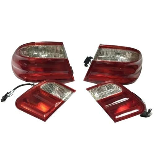 Luces traseras de coche luz trasera de freno y luz para giro para Mercedes Benz Clase E 4pcs