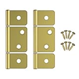 Les charnières à deux volets sont parfaites pour une utilisation sur les portes d'armoire, les armoires, les volets, les boîtes avec un couvercle à charnière, les boîtes, les fenêtres et d'autres meubles.