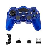 SIPSUN 2.4 G Controlador Gamepad Android Joystick inalámbrico Joypad con convertidor OTG Compatible...
