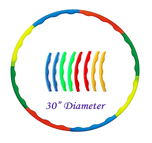 Image of C I Hula Hoop, Exercise Ring for Fitness for Boys, Girls, Kids and Adults (Multi Color) | Fitness Hoops | Equipments | Yoga (Sports, Fitness & Outdoors) | Gym Sets | Hula Hoop for Kids
