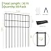 30 Panels No Dig Fence, Animal Barrier Fence, 13in(H) x 30ft(L) Fence Barrier for Bottom, Rabbit Fencing for Garden, Dog Fences Barrier, Rustproof Metal Fences Border for Outdoor