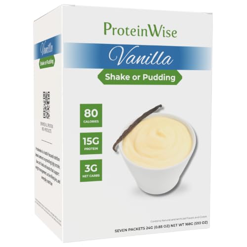 Image of ProteinWise - Vanilla High Protein Shake or Pudding - 7 /Box