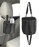 bylikeho Car Storage Organizer,Car Accessories Car Organizer Front Seat,Auto Water Bottle Holder Bag,Hanging Storage Bag for Drink Water Bottle,Universal Waterproof Car Seat Organizer for Kids Adults