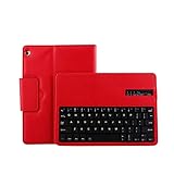  GHC PAD Fundas & Covers For HUAWEI MEDIAPAD M3 LITE 10, caja de lujo inteligente Bluetooth Funda de teclado PU Cubierta de la tapa de la tableta de cuero for Huawei MediaPad M3 10.1 \" ( Color : Rojo )