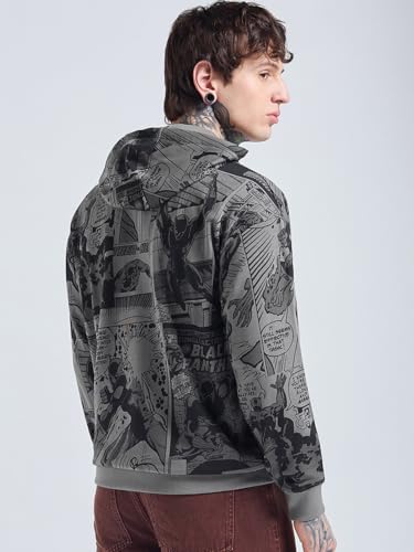 Sweat à capuche Marvel Black Panther vêtement homme streetwear S