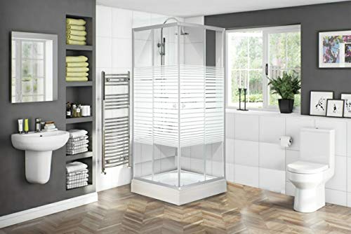 Luxury Bath® Square Shower Room 40 x 40 x H 80 inch