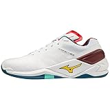 Mizuno Unisex Wave Stealth Neo Sneaker, Weiß/Blau (White Highvisibility MBlue), 43 EU