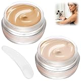hommova Waterproof Cover Up Makeup, 2 Color Body concealer, All Skin Tones for Men Women(Light and Dark)
