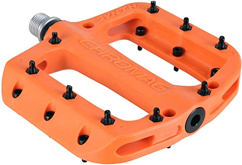 Chromag Synth Unisex Adult Mountain Bike/Mtb/Cycle/Vae/E-Bike Pedals, Orange, 110 X 107 Mm #TOP20