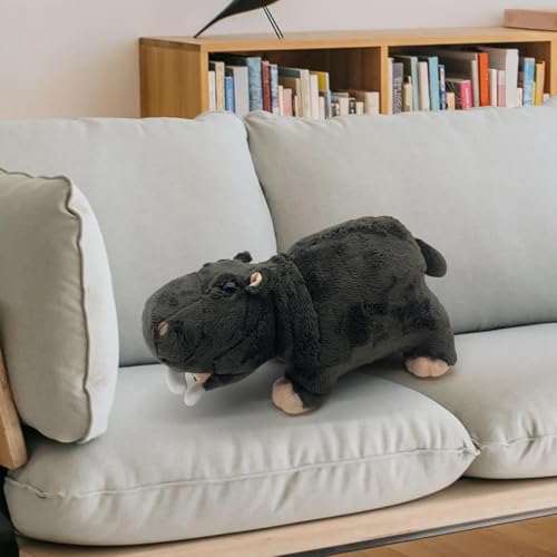 Hipopótamo de peluche suave de 25 cm para decoración de sofá o cama 3