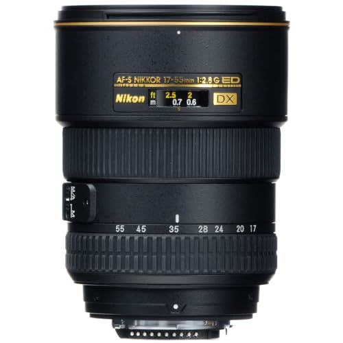 Image of Nikon AF-S DX Zoom-NIKKOR 17-55mm f /2.8G IF-ED Lens (2147) + Filter Kit + Cap Keeper + Cleaning Kit