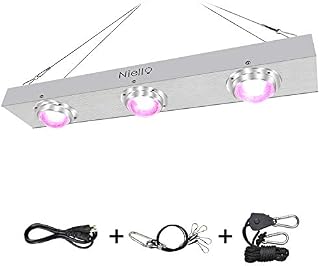 COB LED Grow Light, Niello 600W Full Spectrum Grow Lamp for Indoor Plants