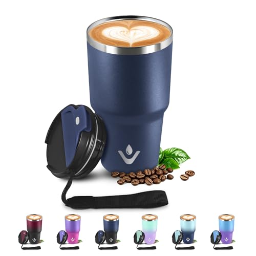 Termo Cafe para Llevar 600ml 20oz, Botella Agua Acero Inoxidable, Taza de Café Reutilizables, Vaso Termico Antigoteo, Taza Aislante Hermética al Vacío con Tapa para Viaje, Gimnasio, Oficina, Correr Termo Cafe para Llevar 600ml 20oz, Botella Agua Acero Inoxidable, Taza de Café Reutilizables, Vaso Termico Antigoteo, Taza Aislante Hermética al Vacío con Tapa para Viaje, Gimnasio, Oficina, Correr