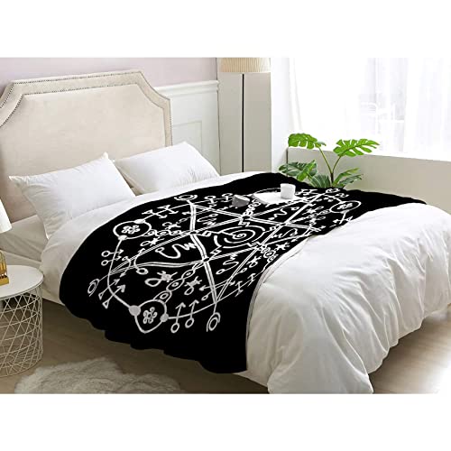 Couvertures et Plaids pour Canapé Pentacle Ambiance Cocooning Lit