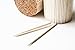 Makerstep Wooden Toothpicks 2000 Pieces Ornate Handle with Toothpick Holder Container 4 Packs of 500