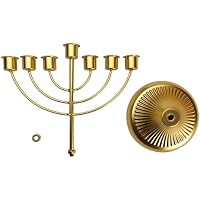 CHICIRIS Candelabro Dorado de 7 Brazos para Decoración de