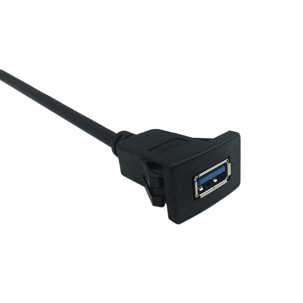 Adattatore per scheda madre USB a 90 gradi - Connettore USB 3.0 Pannello 19/20 Pin | Adattatore maschio-femmina a L per gestione dei cavi ottimale e connessione semplificata alle schede madri