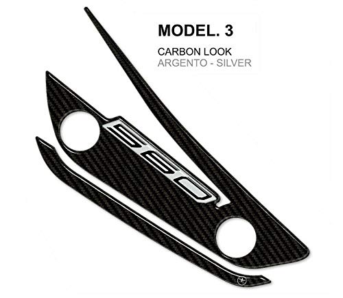 labelbike - 3D Resin Gel Sticker for Protection Cover Silencer Compatible with Yamaha Tmax 560 2020-2022