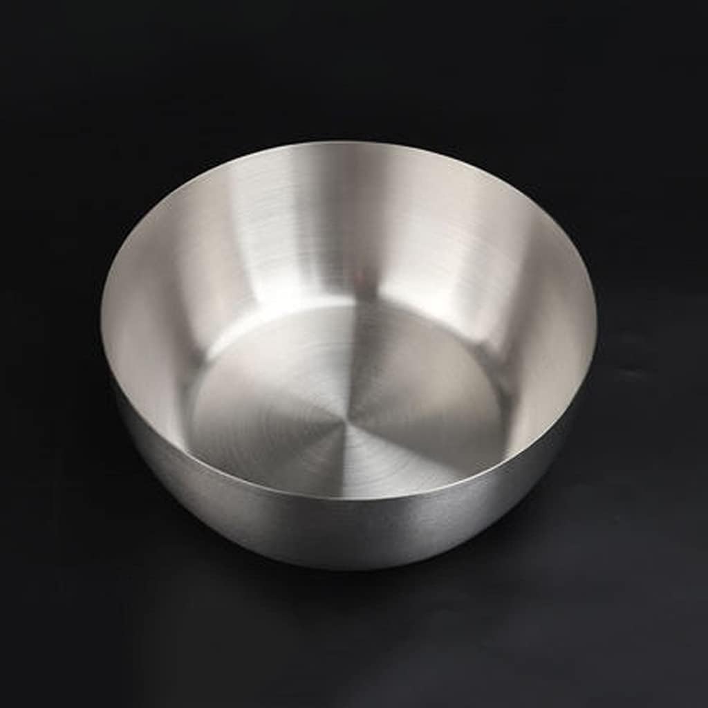 JSEIAJB Stainless Steel Mixing Bowl Bowl Mixing Bowls Stainless Steel Bowls Metal Bowl Baking Bowls Stainless Steal Bowl(22cm)