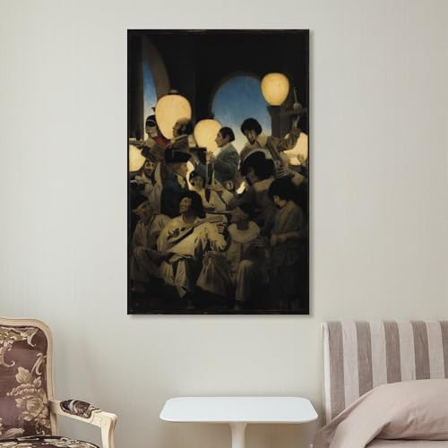 Affiche Maxfield Parrish A Venetian Night's Entertainment 60x90cm poster suspendre - 7